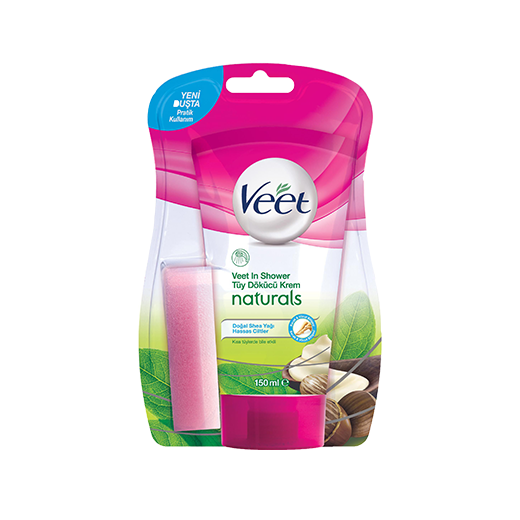 Veet Naturals Shea Yağlı Duşta Tüy Dökücü Krem 150ml | Veet