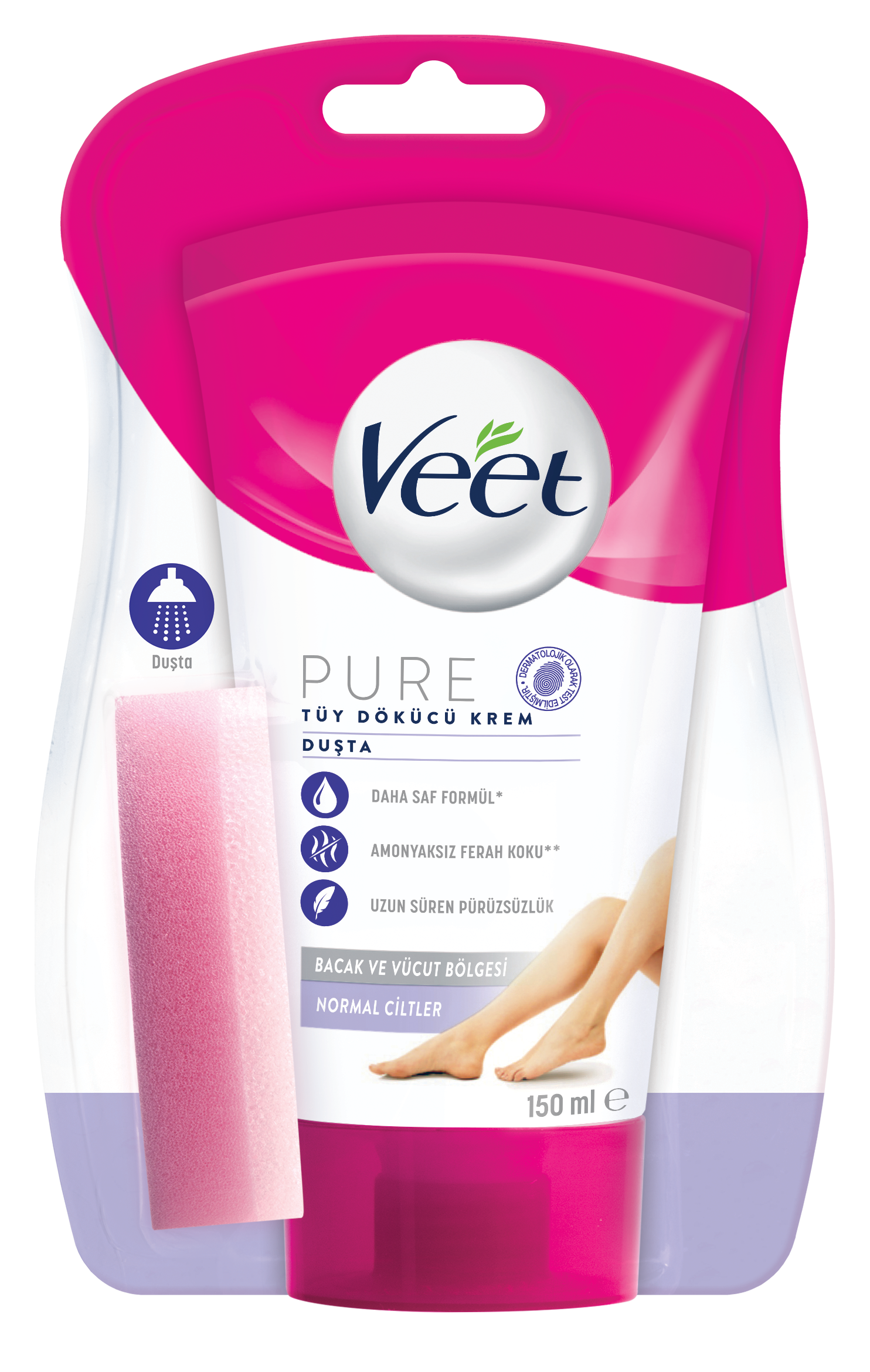 Veet Pure Duşta Tüy Dökücü Krem 150 ml