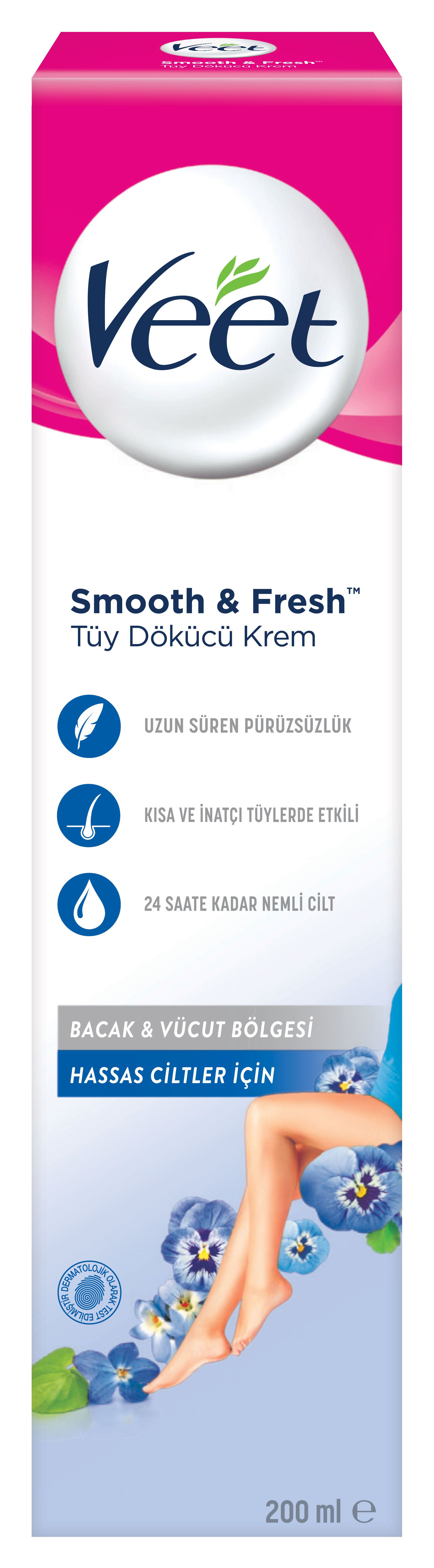 Hassas Ciltler için Tüy Dökücü Krem 200ml | Veet