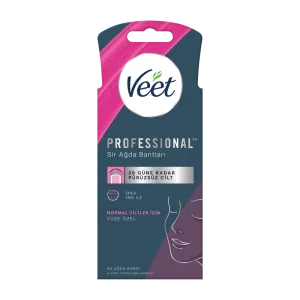 Veet Professional 20'li Yüz Ağda Bandı Normal Ciltler