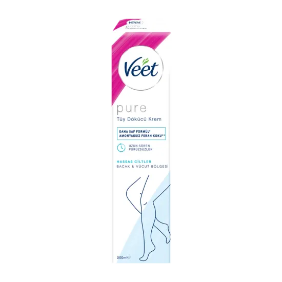 Veet Pure Tüy Dökücü Krem 200 ml Hassas Ciltler