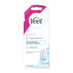 Veet Pure 20'li Yüz Ağda Bandı