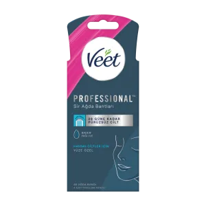 Veet Professional 20'li Yüz Ağda Bandı Hassas Ciltler